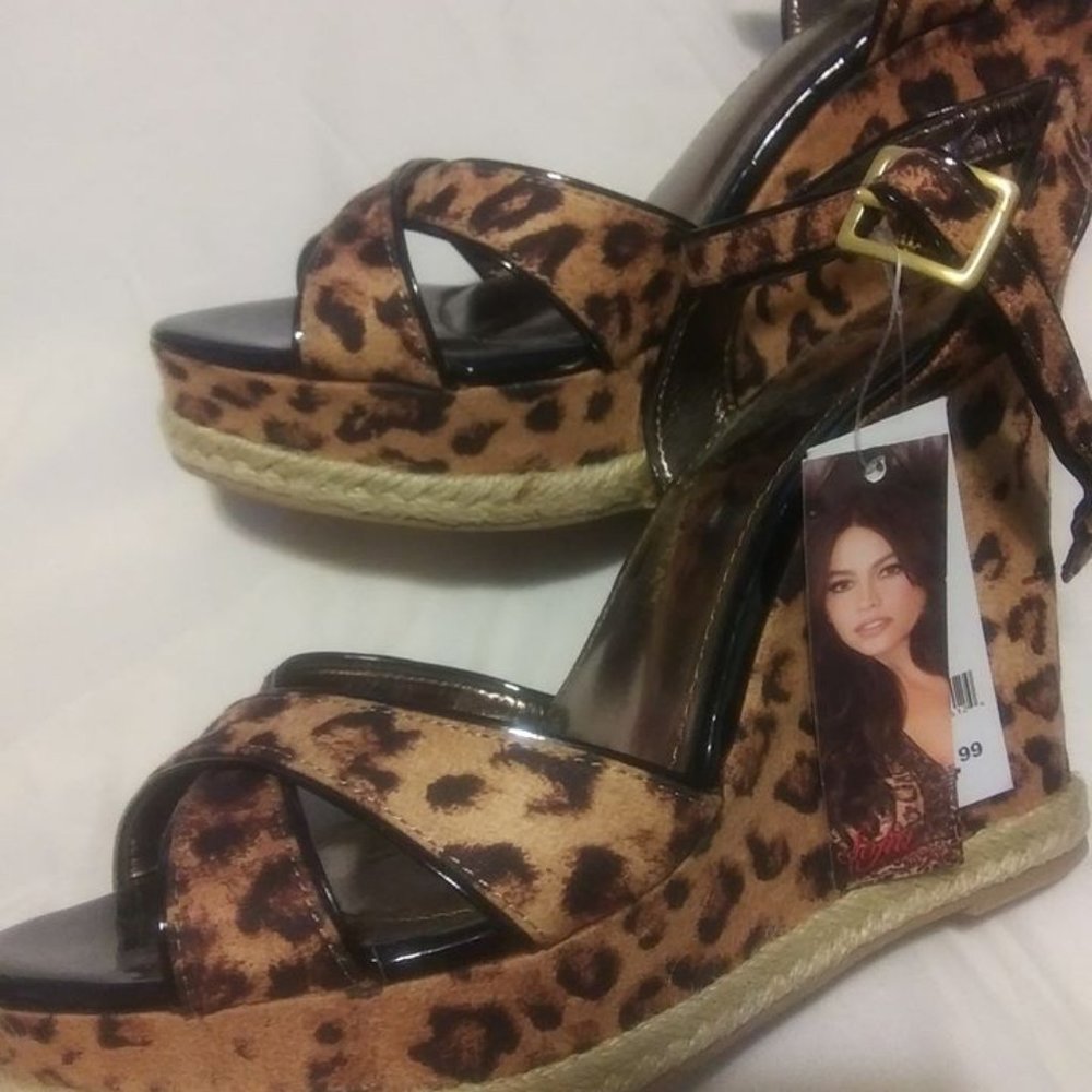 Leopard wedges with the look of Great Style